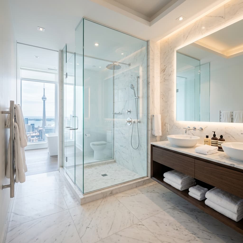 Bathroom after cleaning