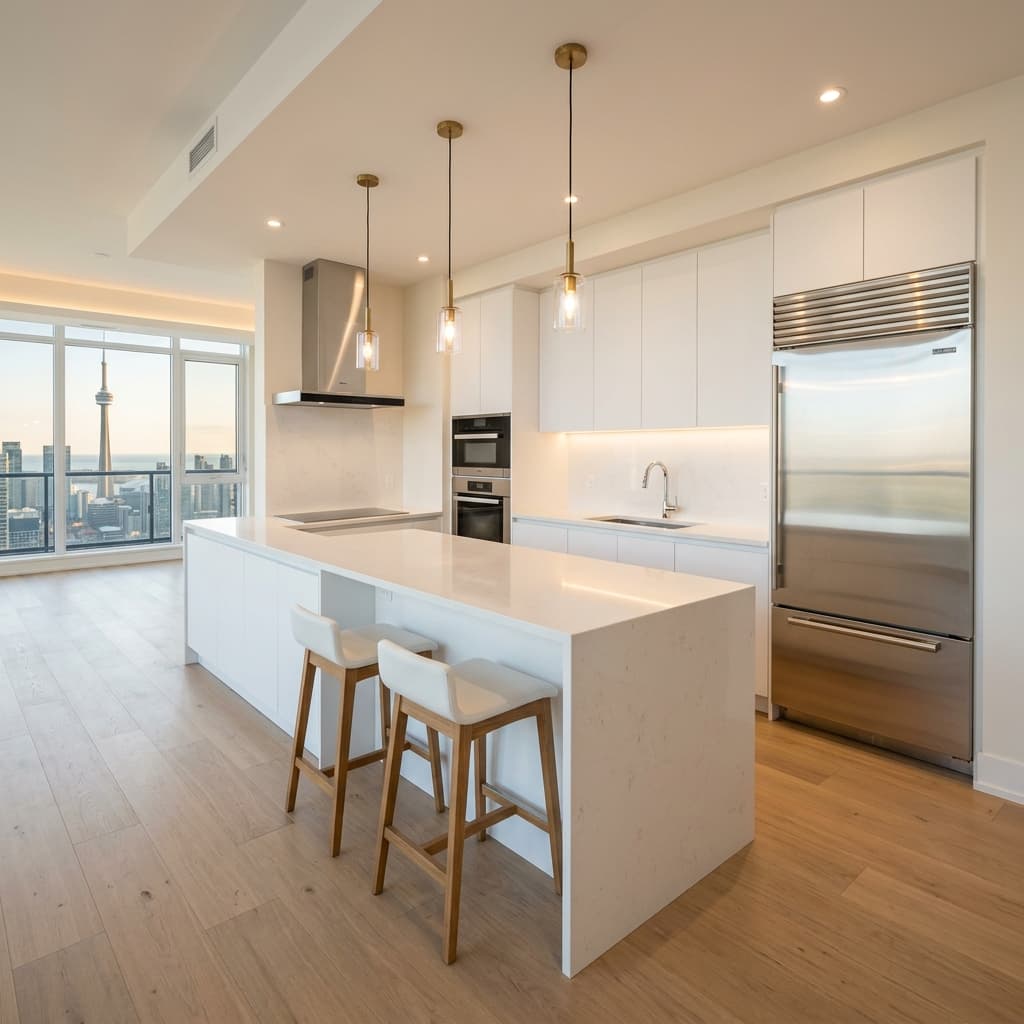 Kitchen after cleaning